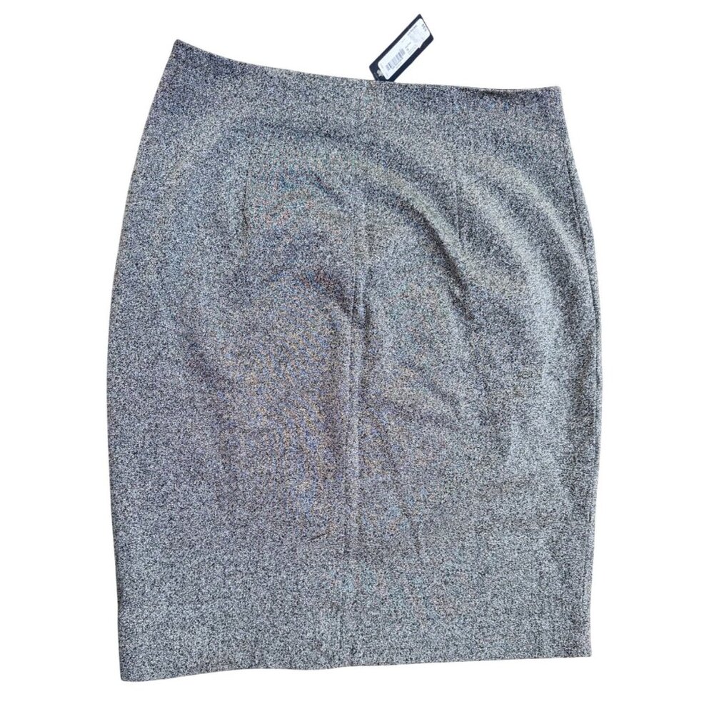 NWT Worthington Women's Metallic Textured Pencil Skirt Size 16